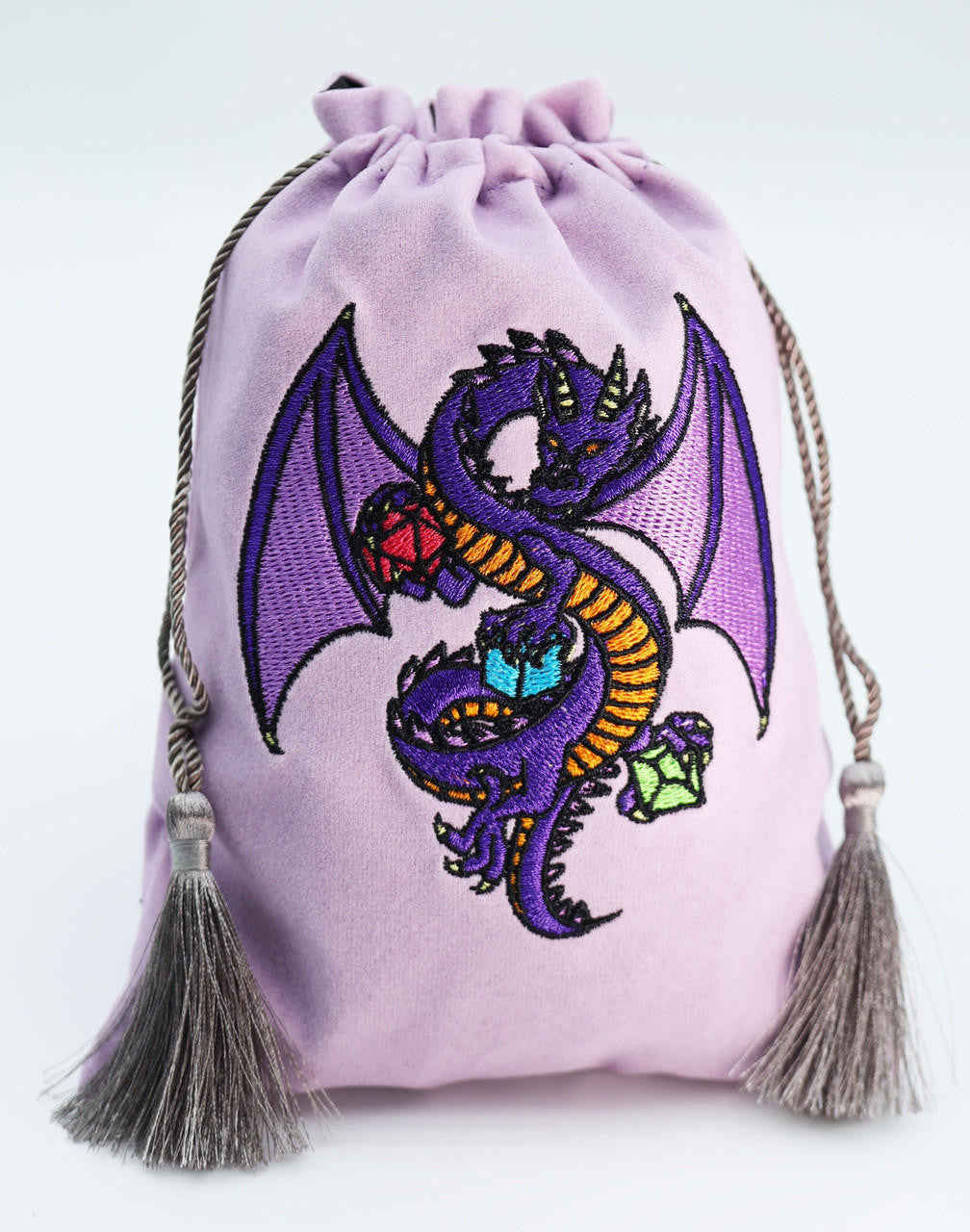Foam Brain Games Dice Bag - Purple Dragon